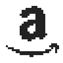 Amazon pixelart logo